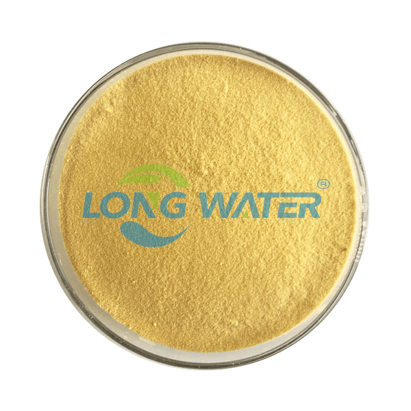 Light Yellow Solid Powder PFS FE2O3 22% Poly Metric Ferric Sulfate Sulphate Spray Prcocess Industrial Waste Water Treatment Grade CAS 10028-22-5 China Suppliers Longwater®